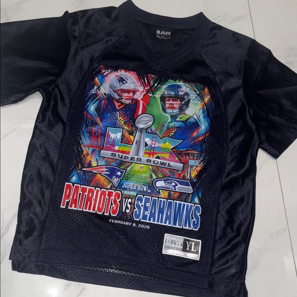 Super Bowl game Jersey shirt